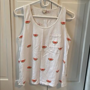 J. Crew sz M watermelon tank top
